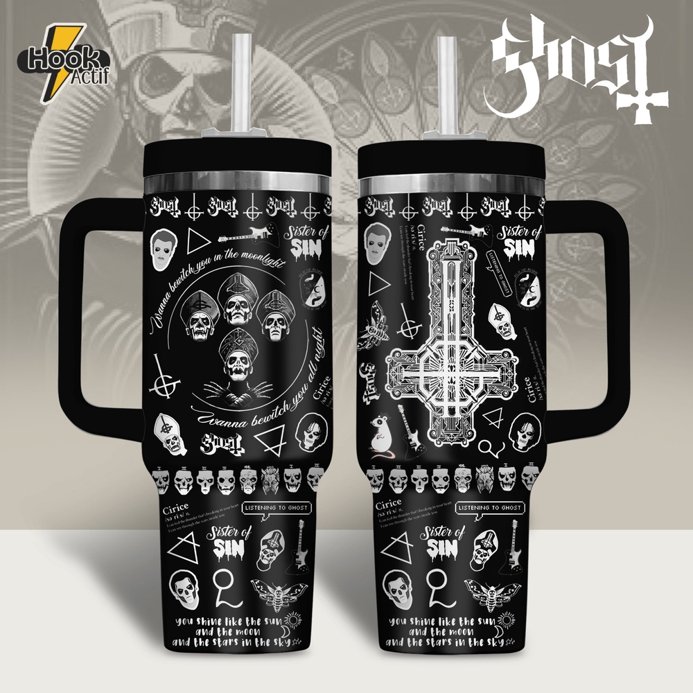 Ghost Band Wanna Be With You In The Moonlight Stanley Tumbler Ghost Band Wanna Be With You In The Moonlight Stanley Tumbler