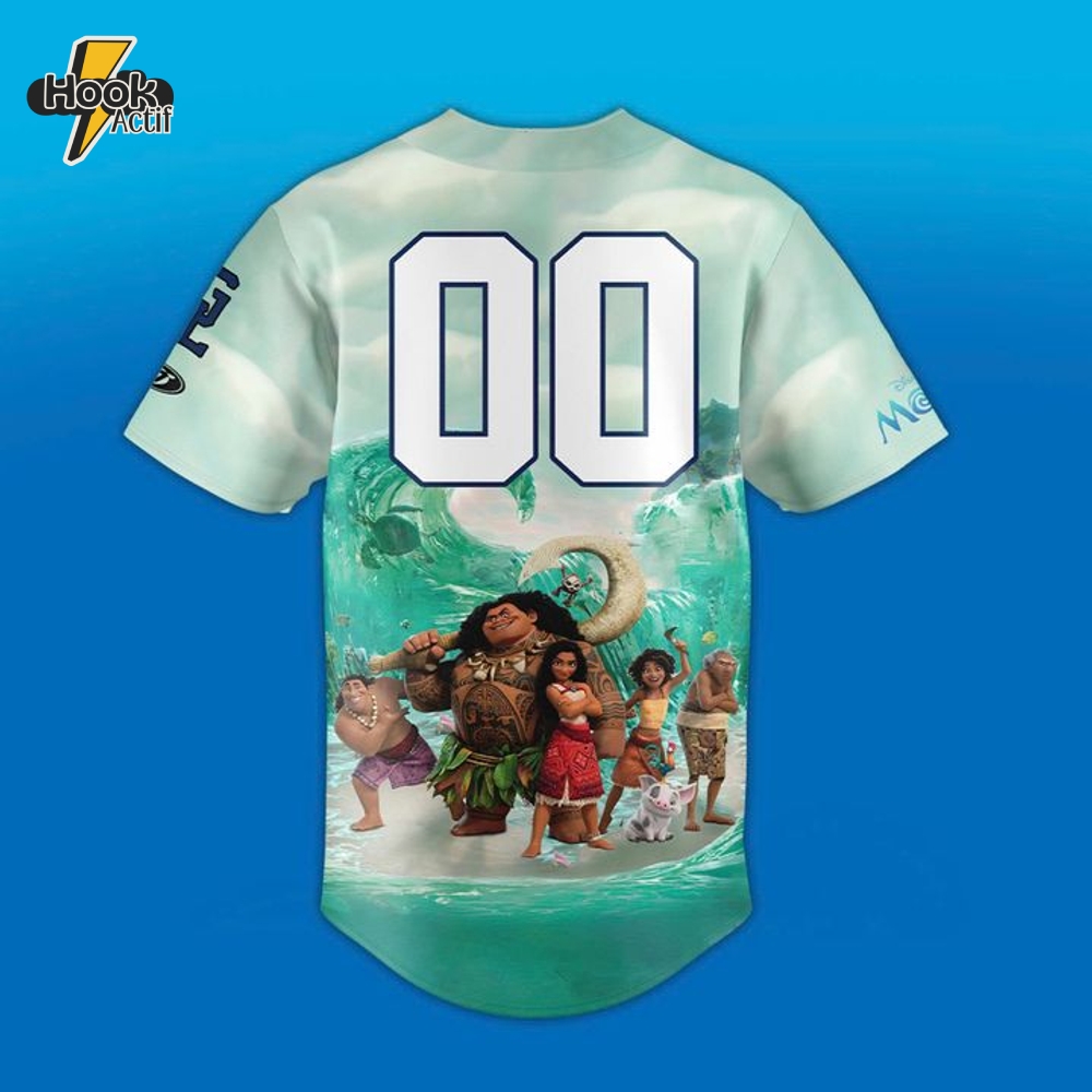 Great Lakes Loons x Moana Limited Edition Baseball Jersey 2025 Great Lakes Loons x Moana Limited Edition Baseball Jersey 2025