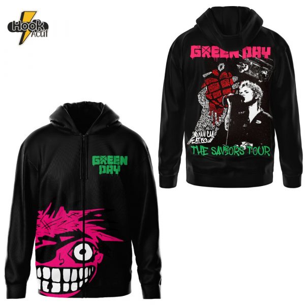 Green Day The Saviors Tour 2025 Premium Hoodie
