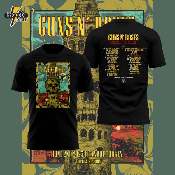 Guns N' Roses Istanbul Concert Special Tee