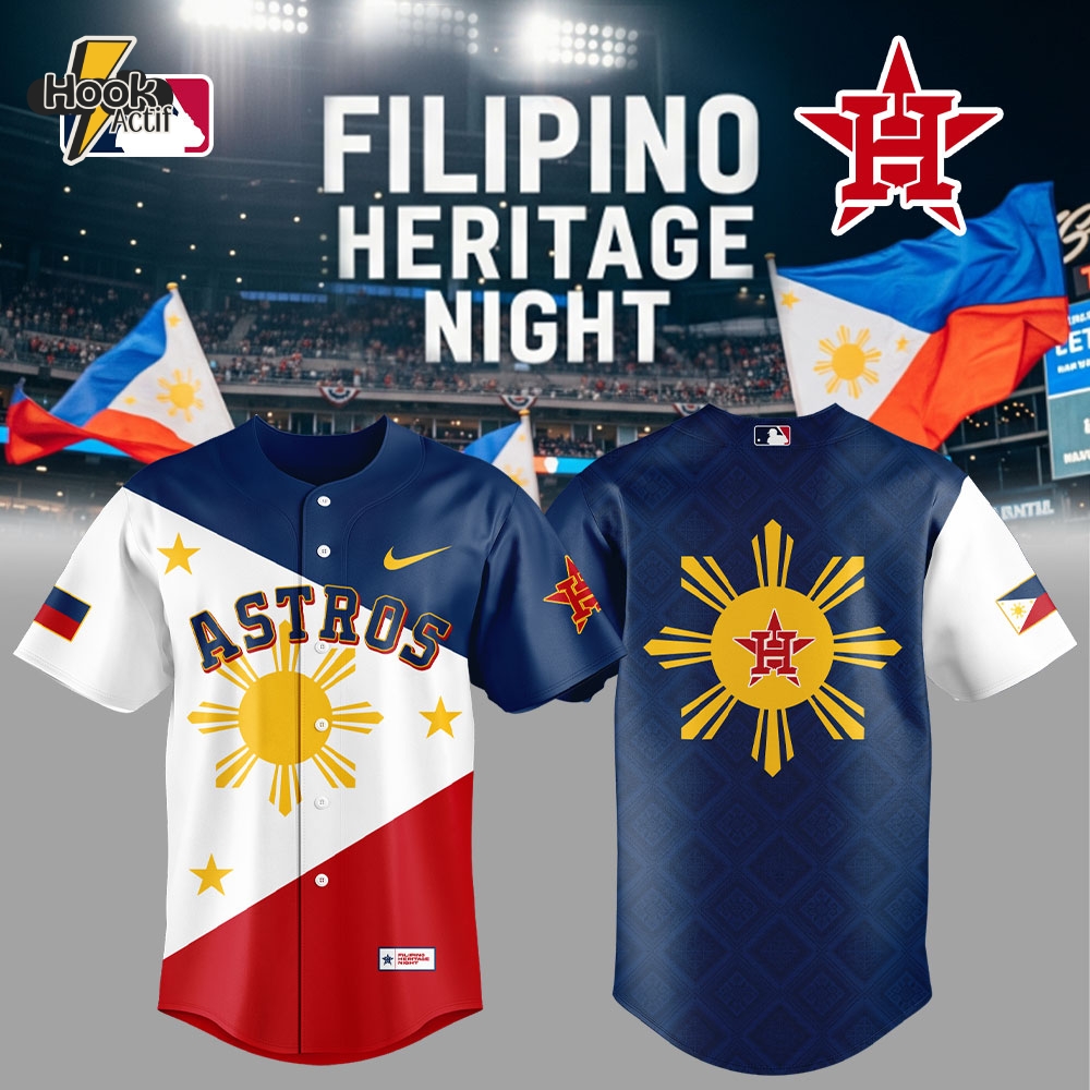 Houston Astros x Celebrating Filipino Heritage Night Jersey Houston Astros x Celebrating Filipino Heritage Night Jersey