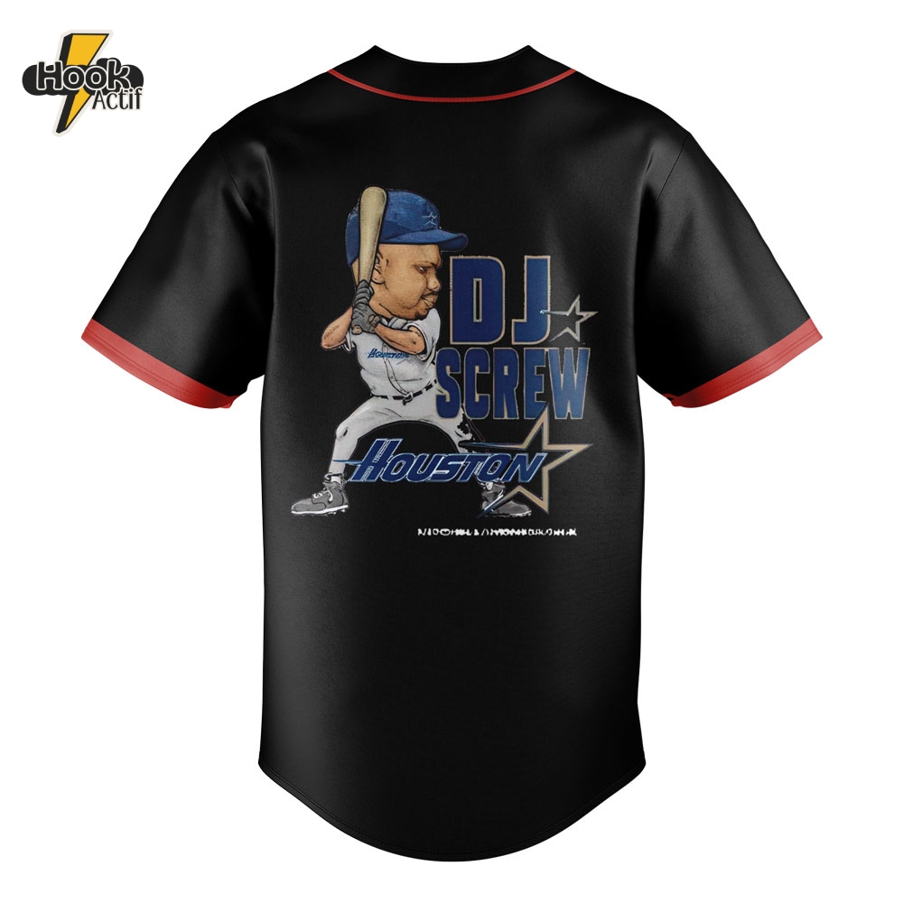 Houston Astros x DJ Screw Day Special Baseball Jersey Houston Astros x DJ Screw Day Special Baseball Jersey