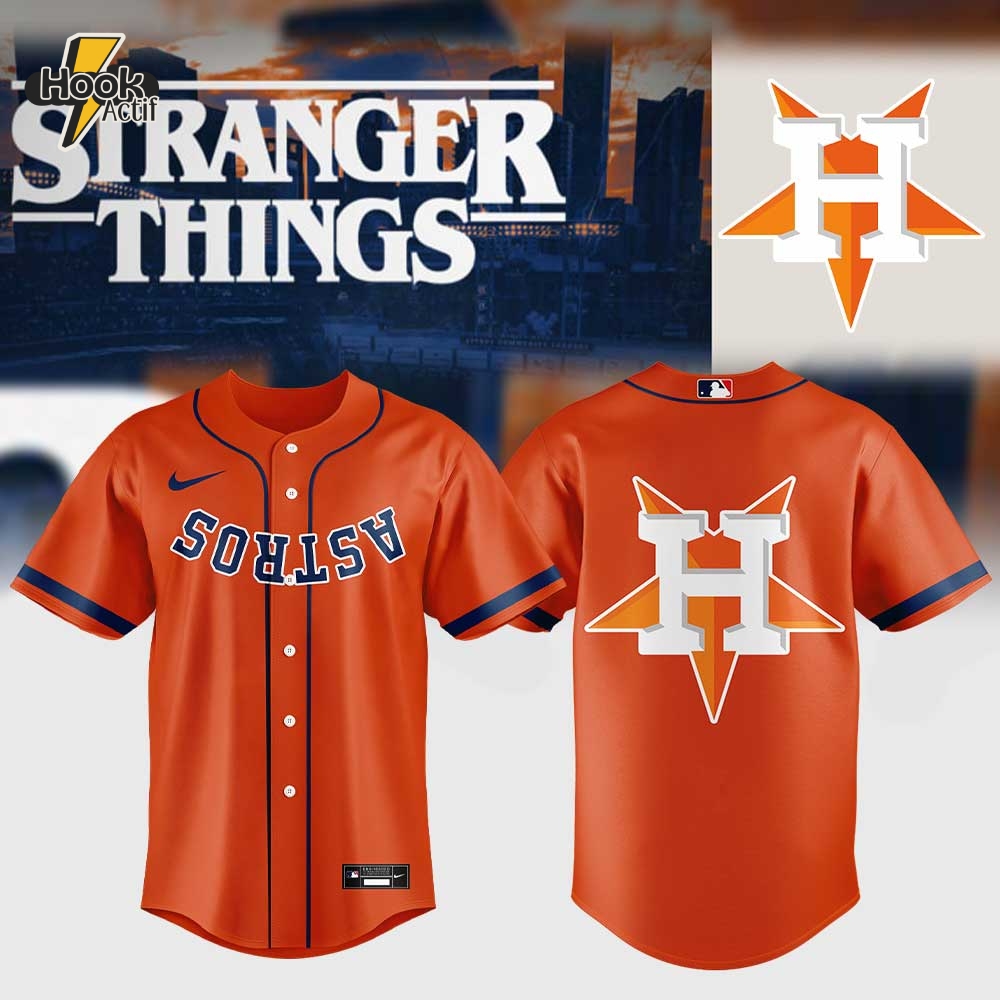 Houston Astros x Stranger Things Night 2025 Limited Baseball Jersey Houston Astros x Stranger Things Night 2025 Limited Baseball Jersey