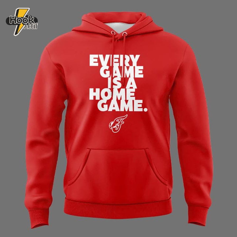 Indiana Fever Caitlin Clark "Every Game is a Home Game" Special Red Hoodie Indiana Fever Caitlin Clark "Every Game is a Home Game" Special Red Hoodie