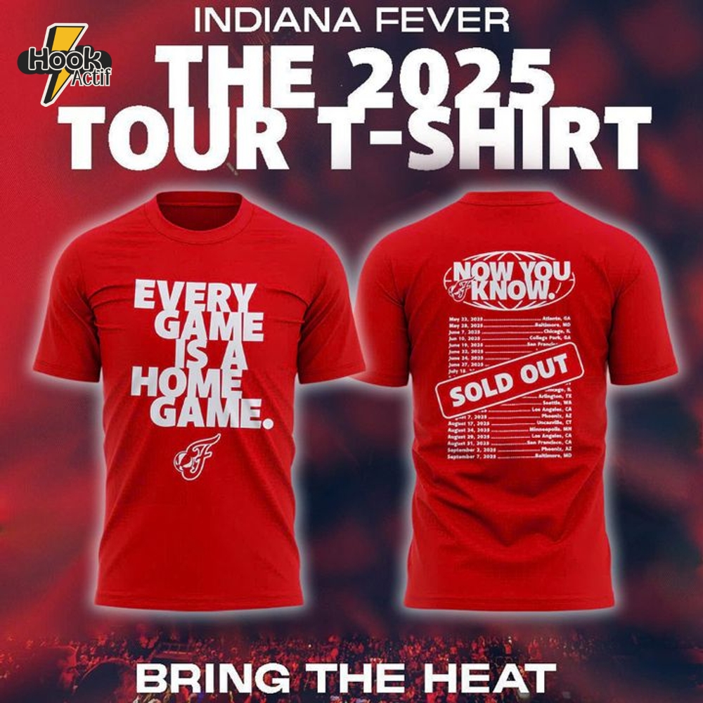 Indiana Fever The 2025 Tour Bring The Heat Shirt Indiana Fever The 2025 Tour Bring The Heat Shirt