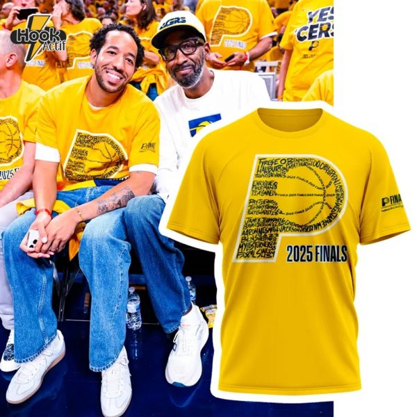 Indiana Pacers 2025 NBA Finals Special Yellow Tee