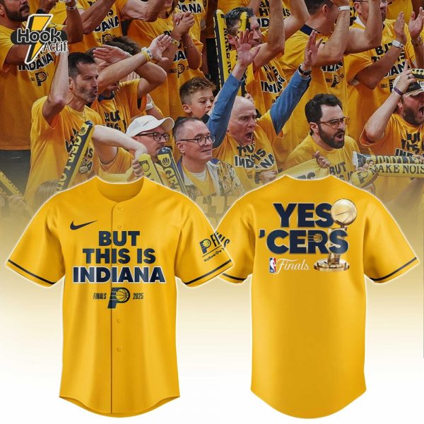 Indiana Pacers "But This is Indiana" NBA Finals 2025 Baseball Jersey