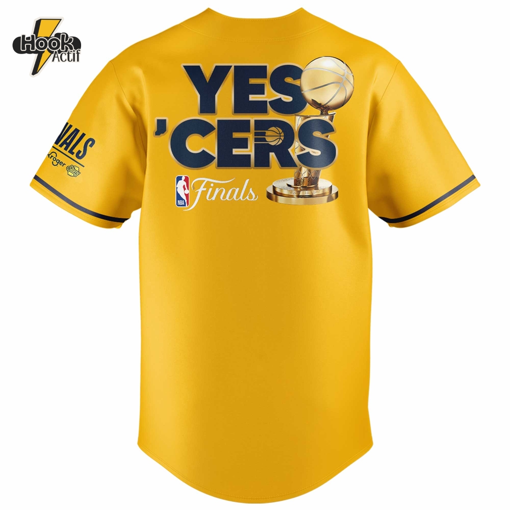 Indiana Pacers "But This is Indiana" NBA Finals 2025 Baseball Jersey Indiana Pacers "But This is Indiana" NBA Finals 2025 Baseball Jersey
