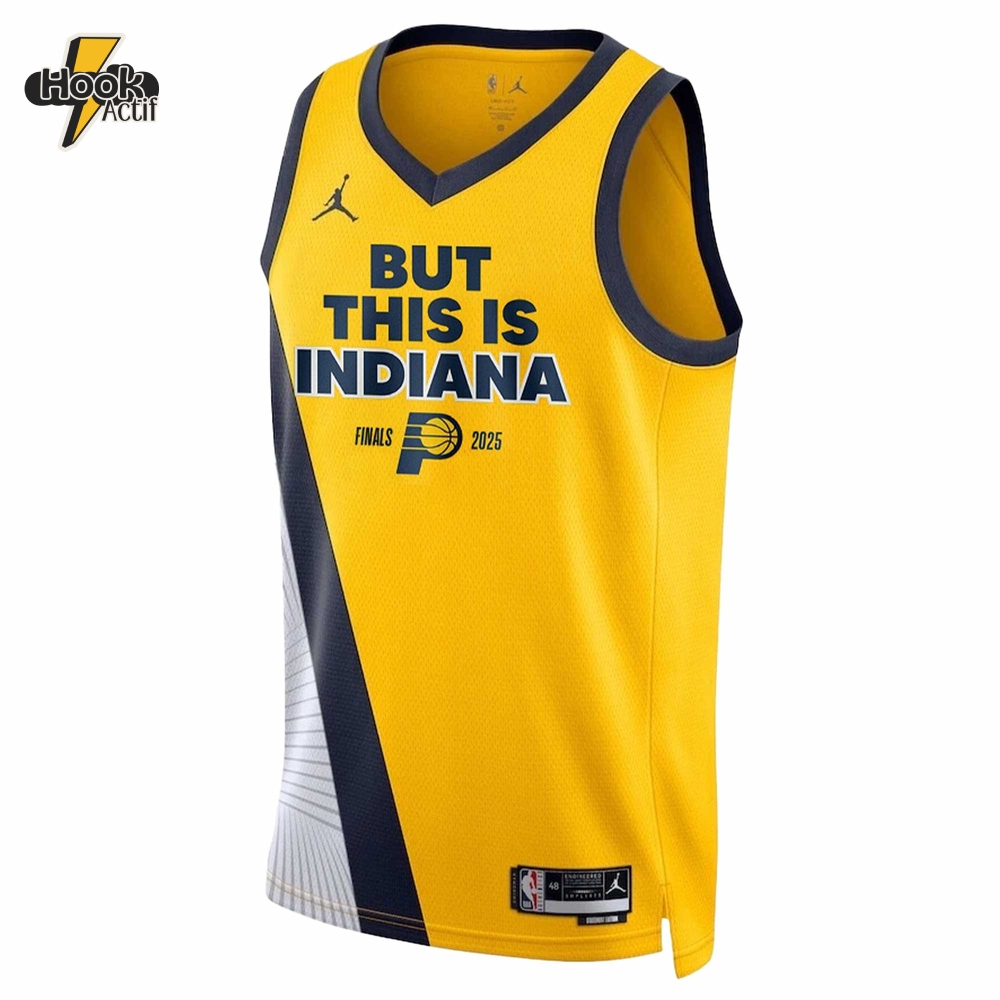 Indiana Pacers "But This is Indiana" NBA Finals 2025 Basketball Jersey Indiana Pacers "But This is Indiana" NBA Finals 2025 Basketball Jersey