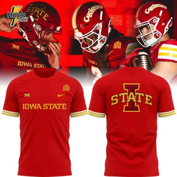 Iowa State Cyclones New 2025 Red Shirt