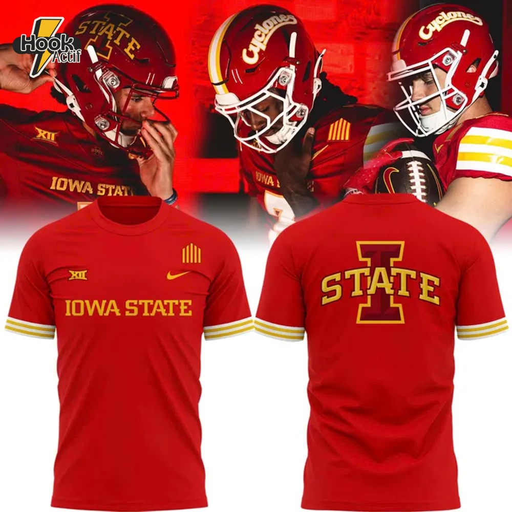Iowa State Cyclones New 2025 Red Shirt Iowa State Cyclones New 2025 Red Shirt