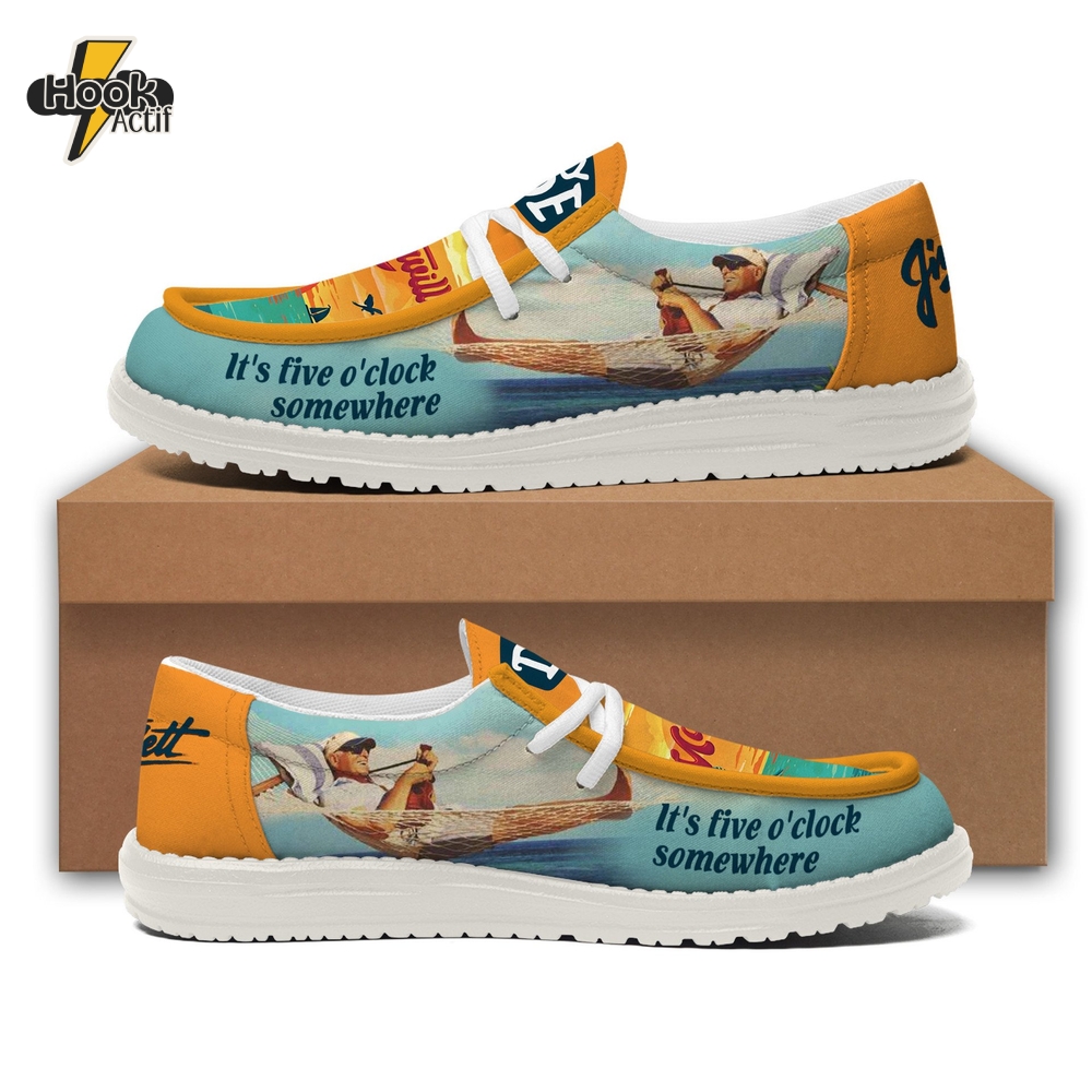 Jimmy Buffett "It's five o'clock somewhere" Special Loafer Shoes Jimmy Buffett "It's five o'clock somewhere" Special Loafer Shoes