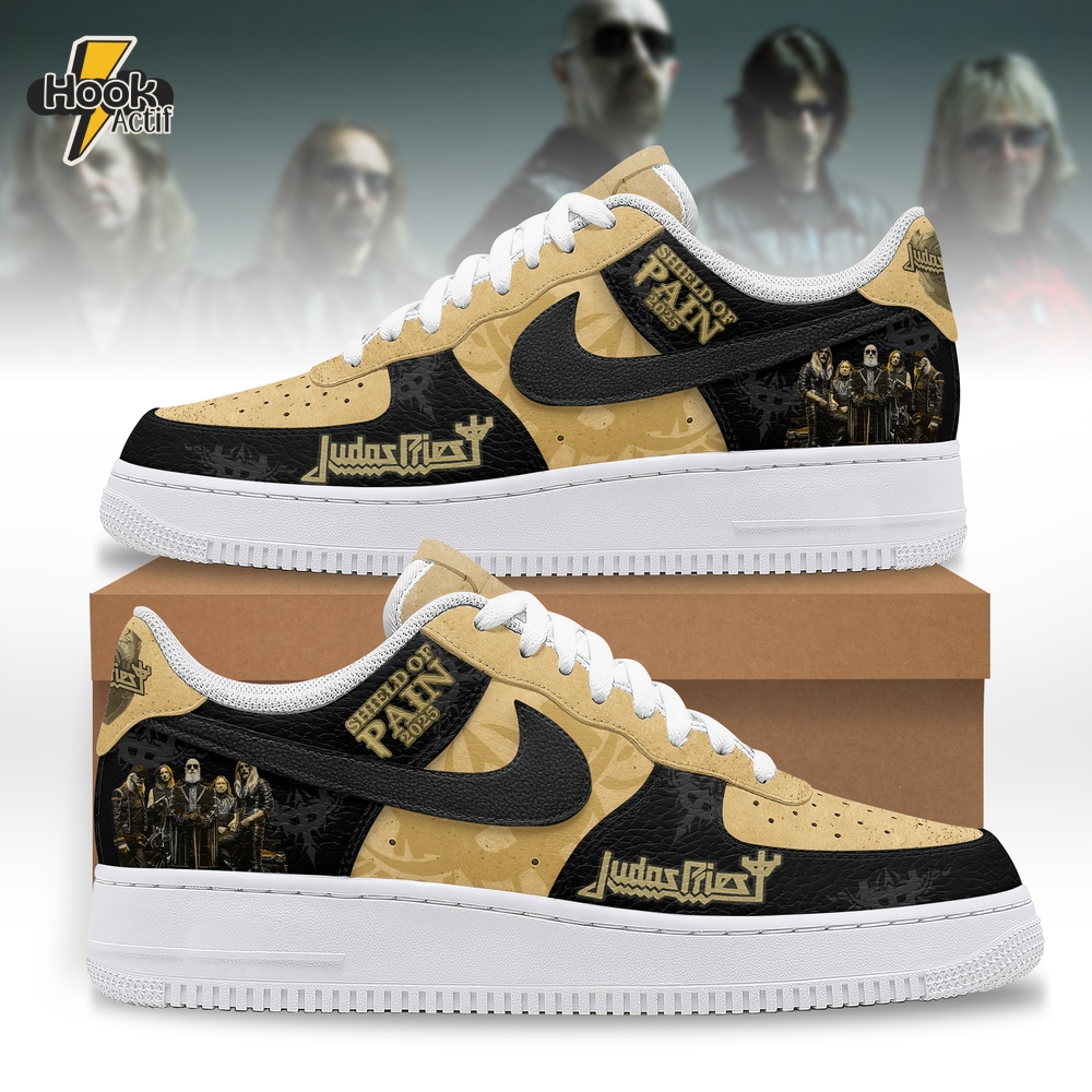Judas Priest "Shield of Pain Tour 2025" Special Air Force 1 Sneaker Judas Priest "Shield of Pain Tour 2025" Special Air Force 1 Sneaker