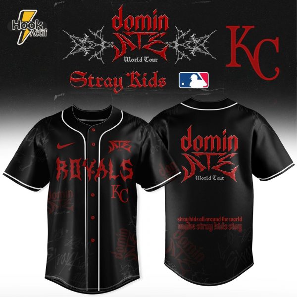 Kansas City Royals x Stray Kids Dominate World Tour 2025 Jersey
