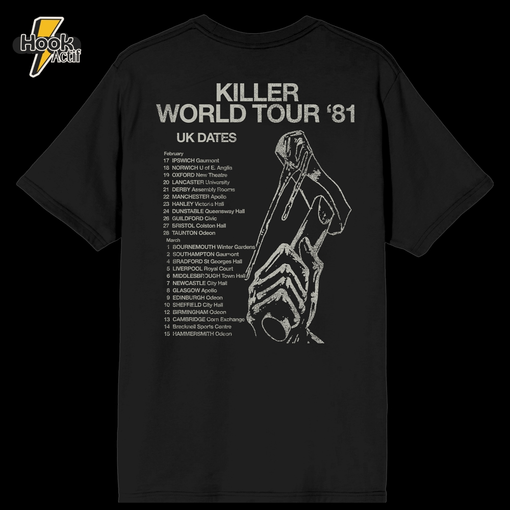 Killer 1981 Vintage Tour Tee Killer 1981 Vintage Tour Tee