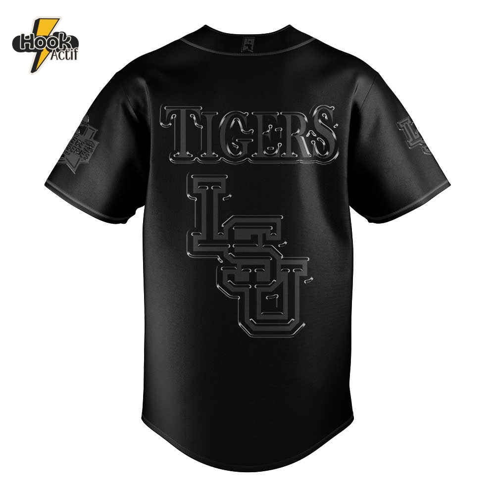 LSU Tigers Back in Black Premium Baseball Jersey LSU Tigers Back in Black Premium Baseball Jersey