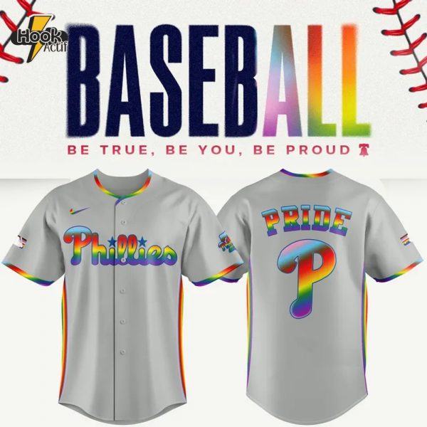 Limited Edition Philadelphia Phillies Happy Pride Night Day 2025 Jersey