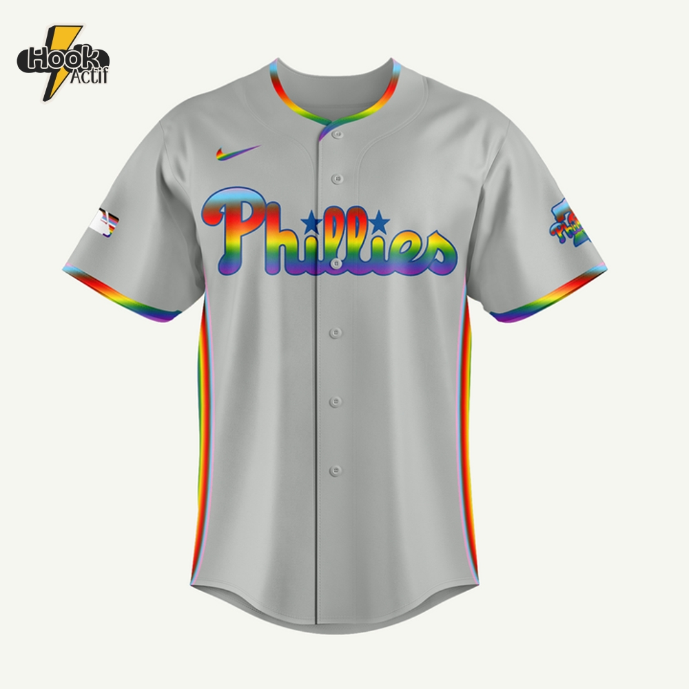 Limited Edition Philadelphia Phillies Happy Pride Night Day 2025 Jersey Limited Edition Philadelphia Phillies Happy Pride Night Day 2025 Jersey