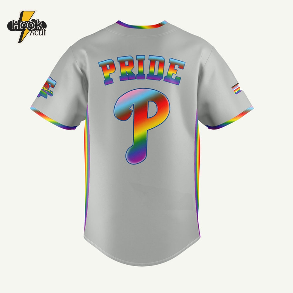 Limited Edition Philadelphia Phillies Happy Pride Night Day 2025 Jersey Limited Edition Philadelphia Phillies Happy Pride Night Day 2025 Jersey
