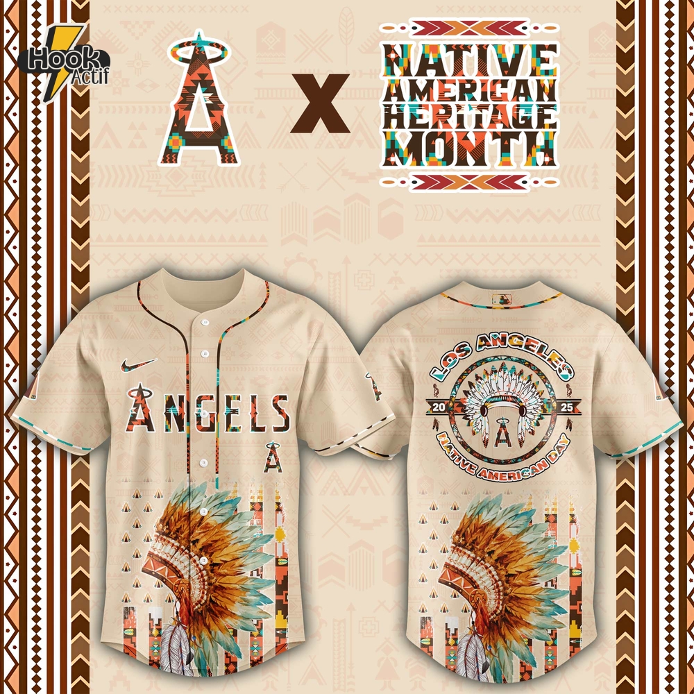Los Angeles Angels MLB Native American Day Jersey 2025 Los Angeles Angels MLB Native American Day Jersey 2025