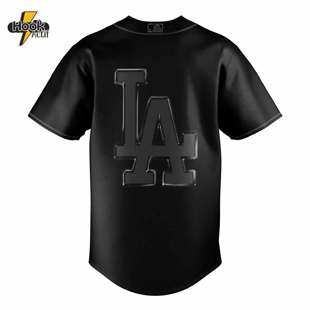 Los Angeles Dodgers "Back In Black" Special Baseball Jersey Los Angeles Dodgers "Back In Black" Special Baseball Jersey