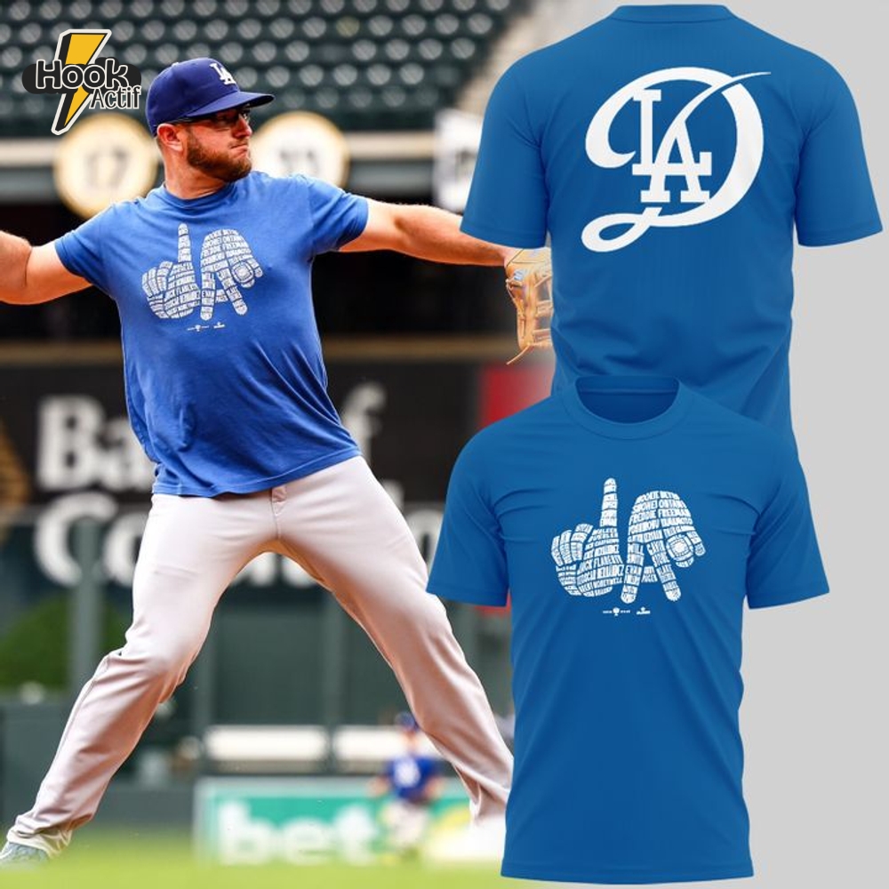 Los Angeles Dodgers Upside Down Special Tee Los Angeles Dodgers Upside Down Special Tee