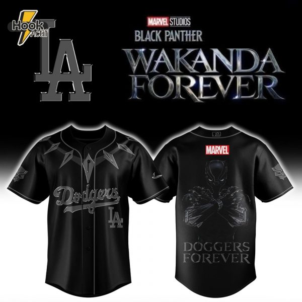 Los Angeles Dodgers x Black Panther 2025 Baseball Jersey