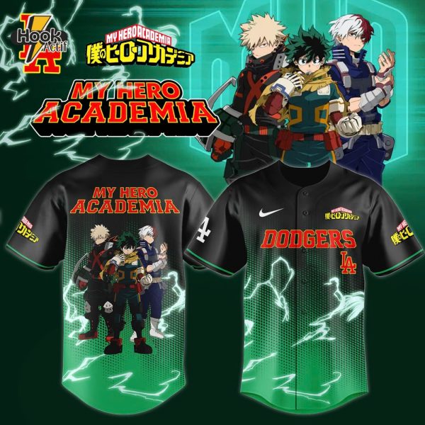 Los Angeles Dodgers x Hero Academia Baseball Jersey