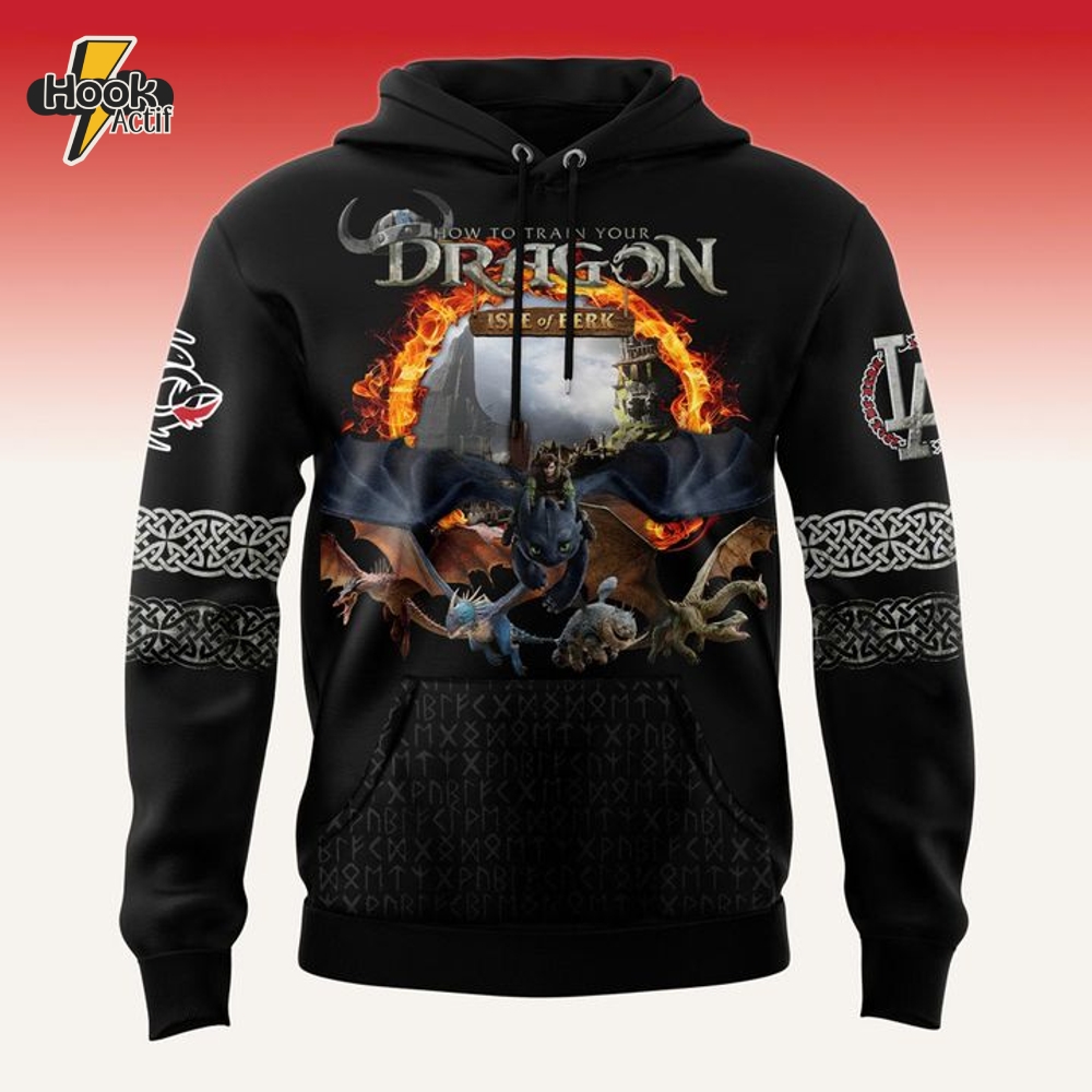 Los Angeles Dodgers x How To Train Your Dragon 2025 Special Hoodie Los Angeles Dodgers x How To Train Your Dragon 2025 Special Hoodie