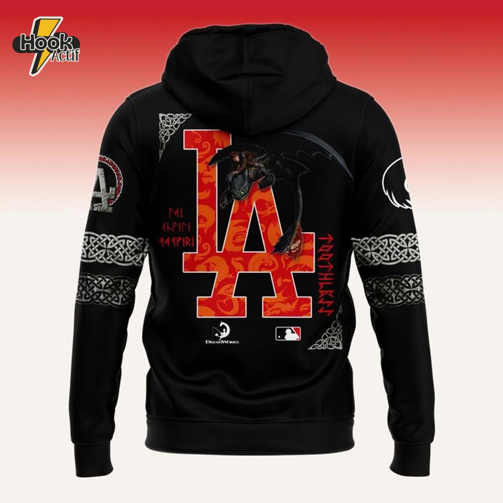 Los Angeles Dodgers x How To Train Your Dragon 2025 Special Hoodie Los Angeles Dodgers x How To Train Your Dragon 2025 Special Hoodie