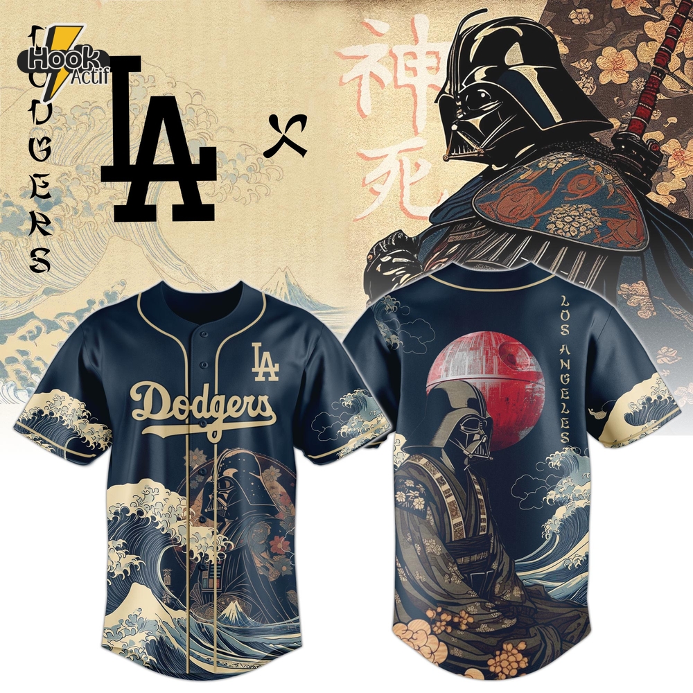 Los Angeles Dodgers x Lord Vader Japan Edition 2025 Baseball Jersey Los Angeles Dodgers x Lord Vader Japan Edition 2025 Baseball Jersey