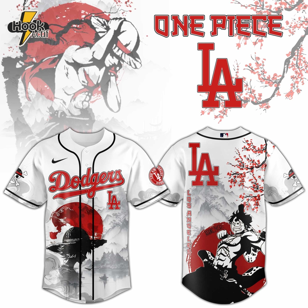 Los Angeles Dodgers x One Piece 2025 Japan Limited Edition Jersey Los Angeles Dodgers x One Piece 2025 Japan Limited Edition Jersey