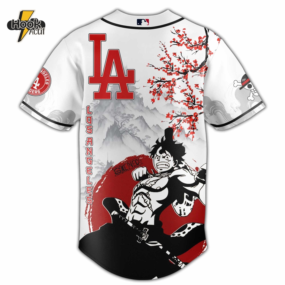 Los Angeles Dodgers x One Piece 2025 Japan Limited Edition Jersey Los Angeles Dodgers x One Piece 2025 Japan Limited Edition Jersey