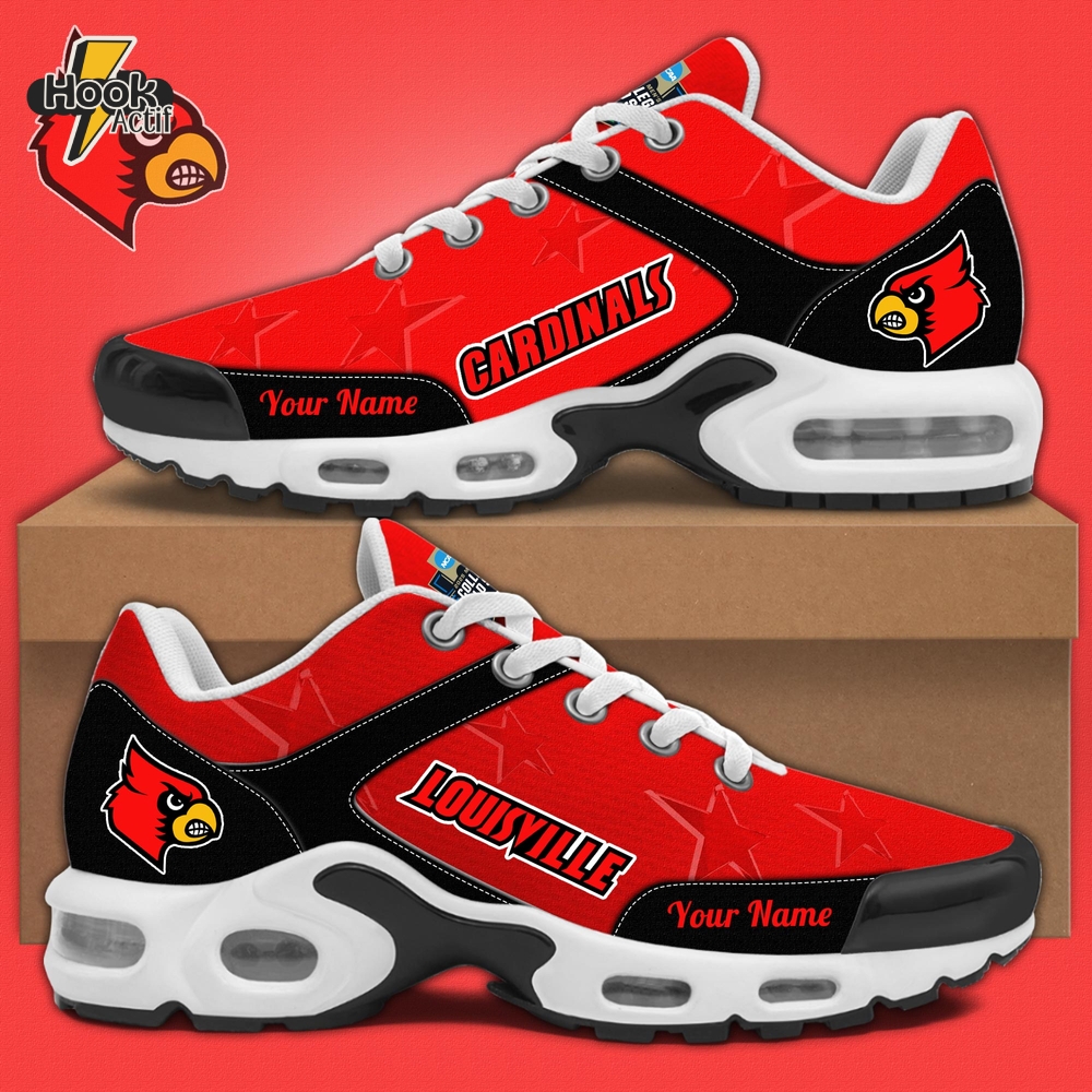 Louisville Cardinals Personalized Air Max Plus Sneakers 2025 Louisville Cardinals Personalized Air Max Plus Sneakers 2025
