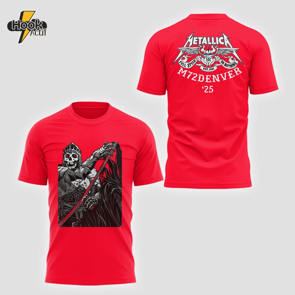 M72 World Tour "M72Denver" Special Edition Red Tee M72 World Tour "M72Denver" Special Edition Red Tee