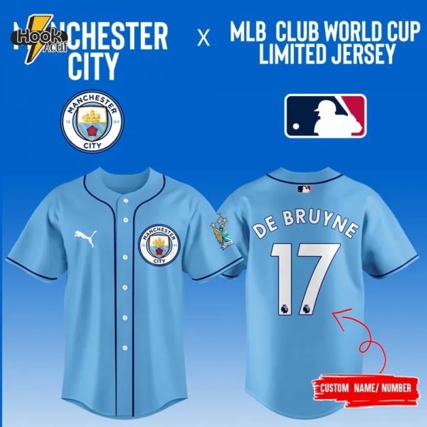 Manchester City FC x MLB Club World Cup 2025 Baseball Jersey