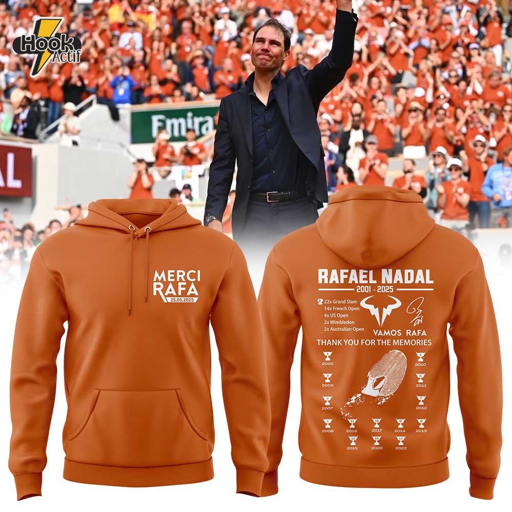 "Merci Rafa" Rafael Nadal.The man. The myth. The legend. The King of Clay Hoodie "Merci Rafa" Rafael Nadal.The man. The myth. The legend. The King of Clay Hoodie