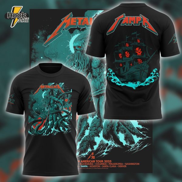 Metallica M72 World Tour Tampa Special Tee