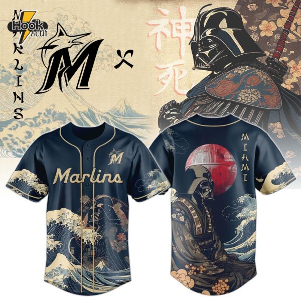 Miami Marlins x Lord Vader Japan Edition 2025 Baseball Jersey
