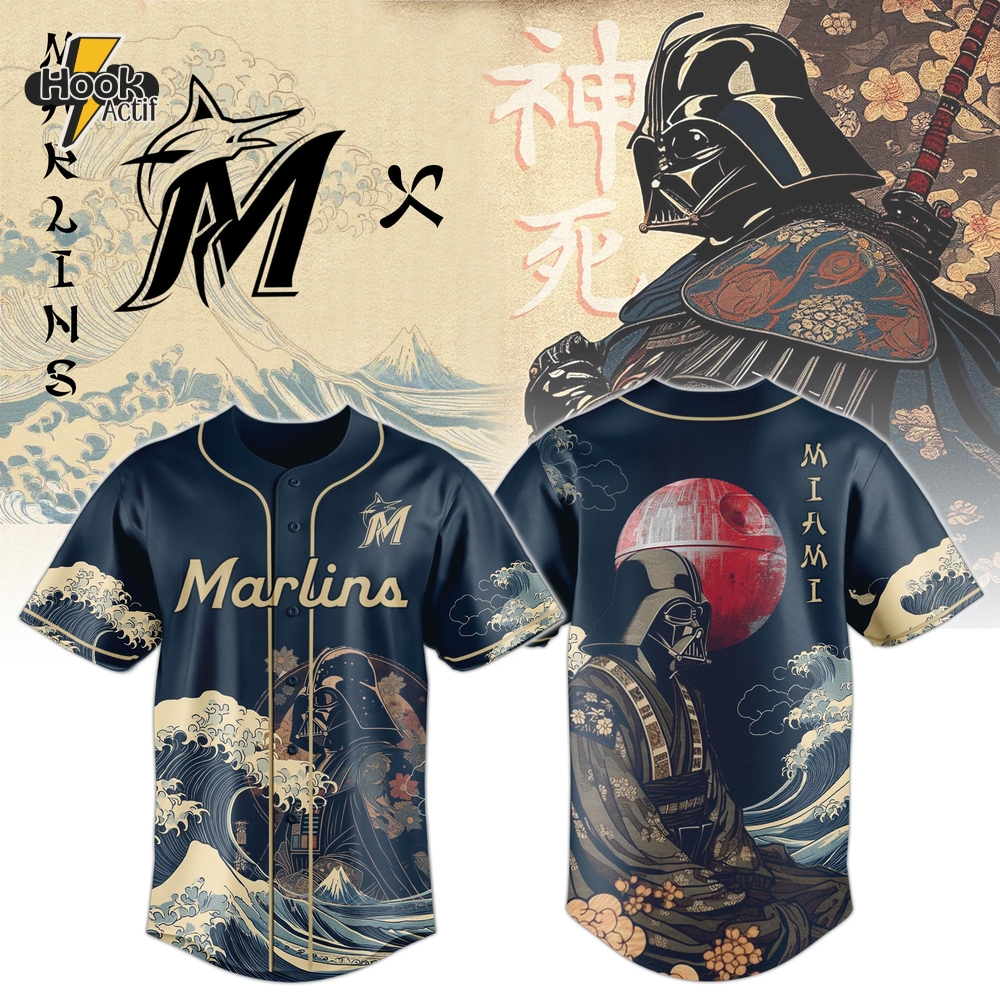 Miami Marlins x Lord Vader Japan Edition 2025 Baseball Jersey Miami Marlins x Lord Vader Japan Edition 2025 Baseball Jersey