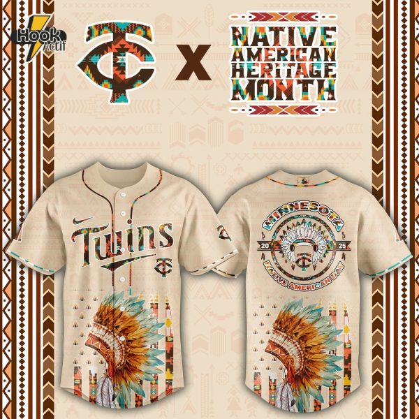 Minnesota Twins MLB Native American Day Jersey 2025