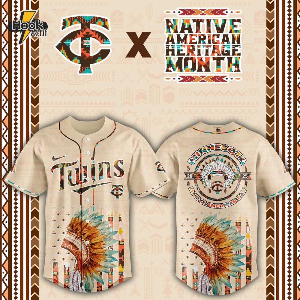 Minnesota Twins MLB Native American Day Jersey 2025 Minnesota Twins MLB Native American Day Jersey 2025