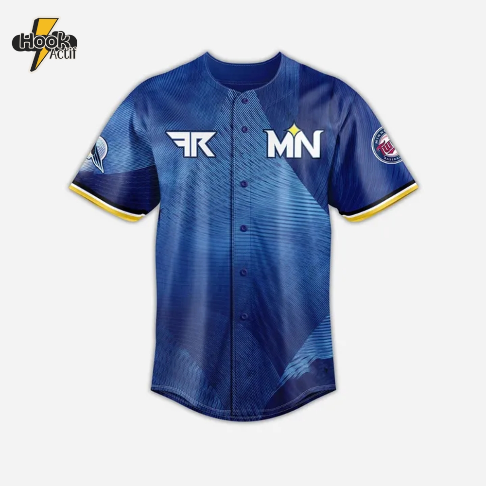 Minnesota Twins x Flo Rida Postgame Concert Special Baseball Jersey Minnesota Twins x Flo Rida Postgame Concert Special Baseball Jersey