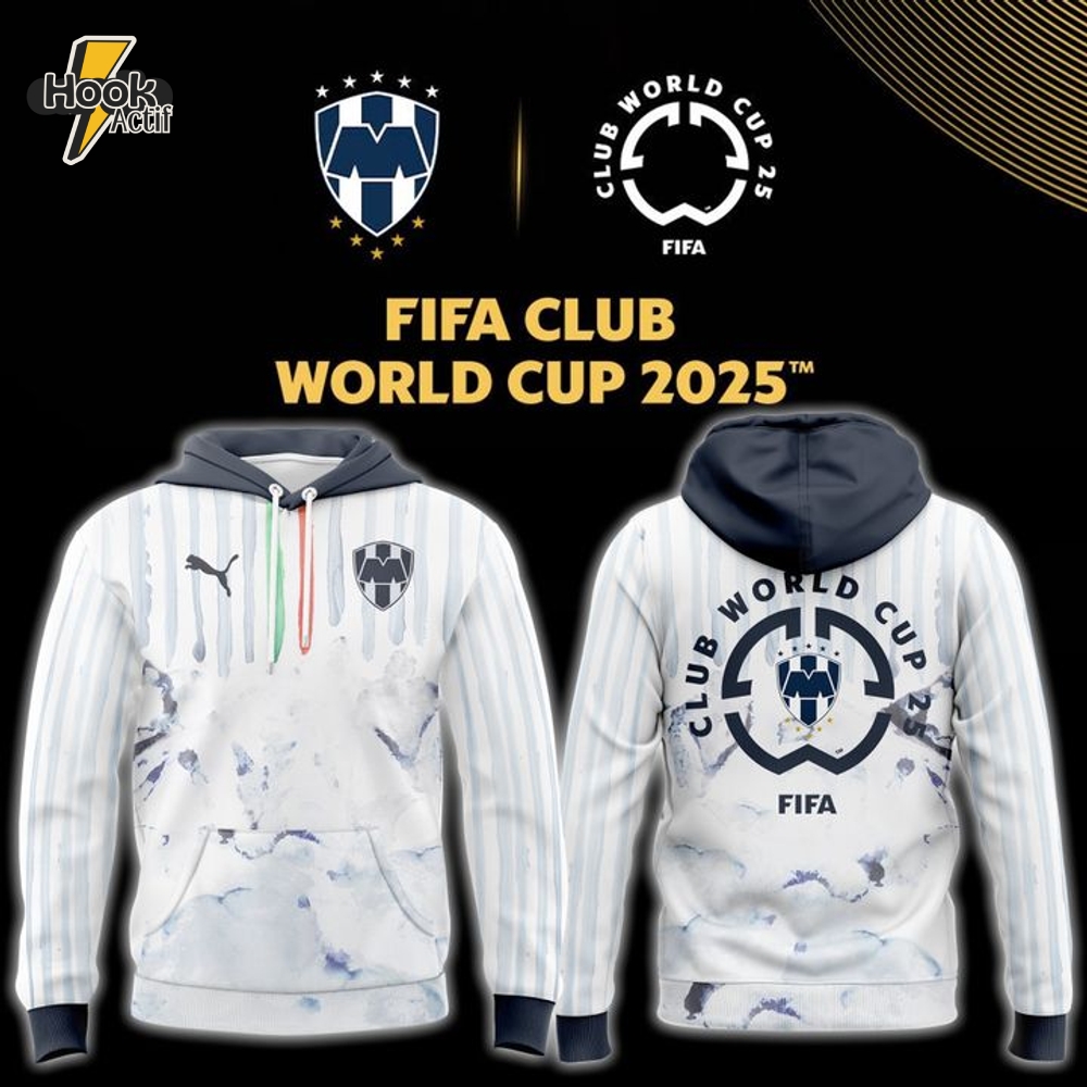 Monterrey Rayados 2025 FIFA Club World Cup Special Edition Hoodie Monterrey Rayados 2025 FIFA Club World Cup Special Edition Hoodie