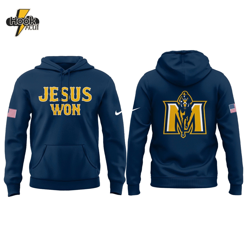 Murray State Baseball x Jesus Won 2025 Special Hoodie Set Murray State Baseball x Jesus Won 2025 Special Hoodie Set