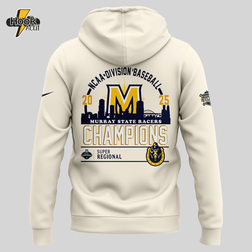 Murray State Racers 2025 Super Regional Champions Zip Hoodie Murray State Racers 2025 Super Regional Champions Zip Hoodie