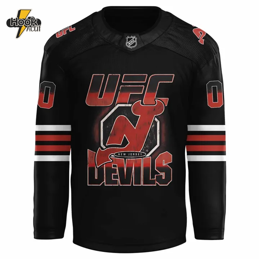 New Jersey Devils x UFC 2025 Personalized Hockey Jersey New Jersey Devils x UFC 2025 Personalized Hockey Jersey