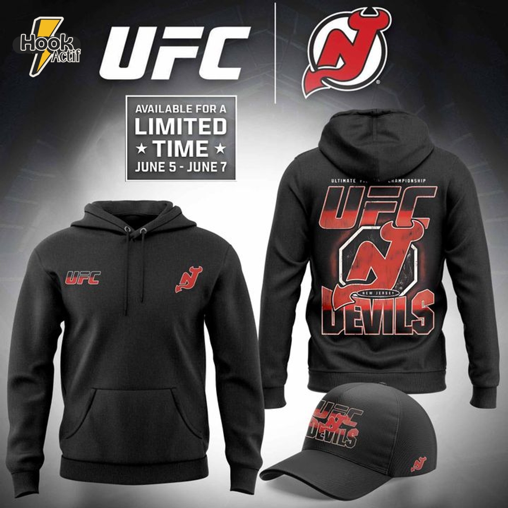New Jersey Devils x UFC 2025 Special Hoodie New Jersey Devils x UFC 2025 Special Hoodie