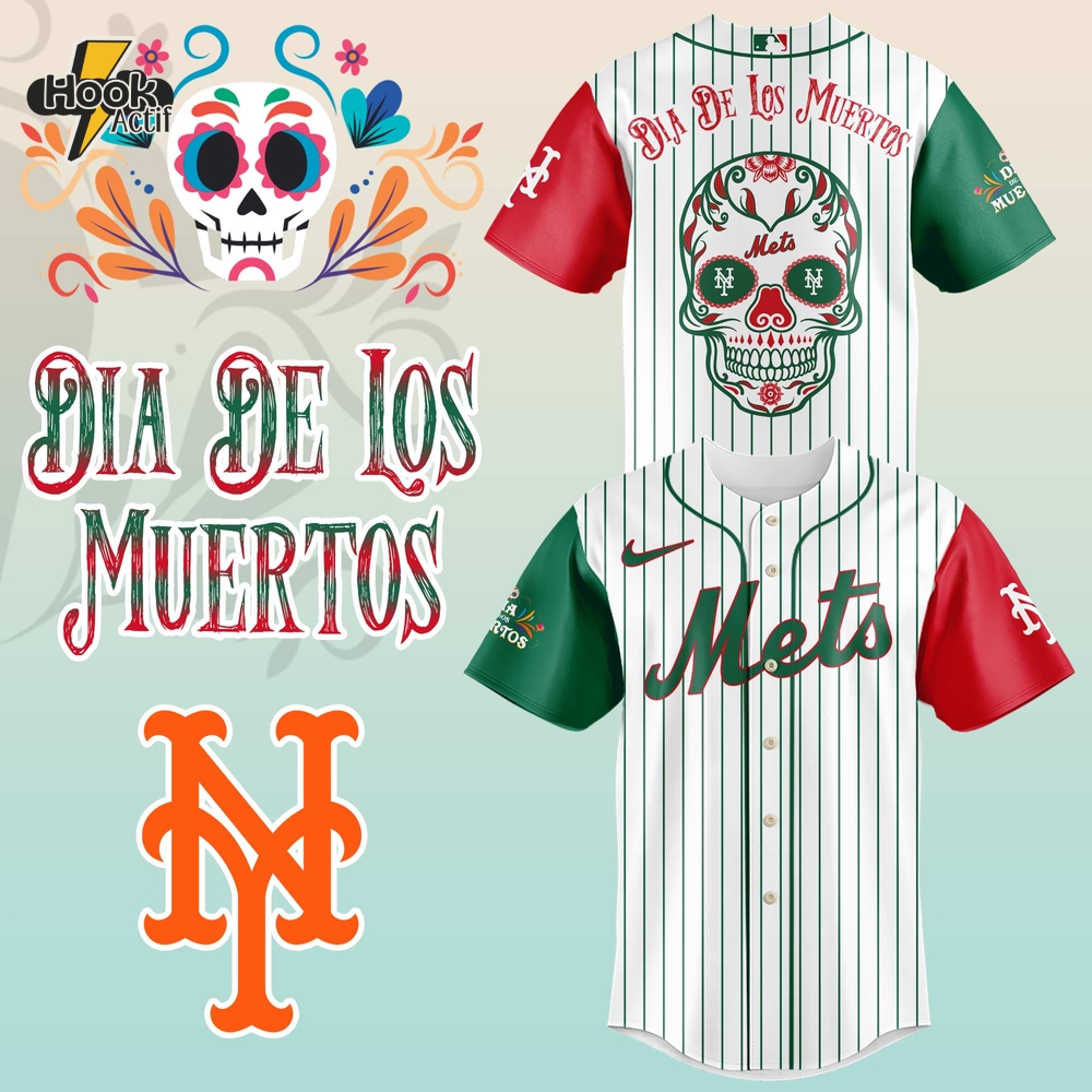 New York Mets x Dia De Los Muertor 2025 Baseball Jersey New York Mets x Dia De Los Muertor 2025 Baseball Jersey