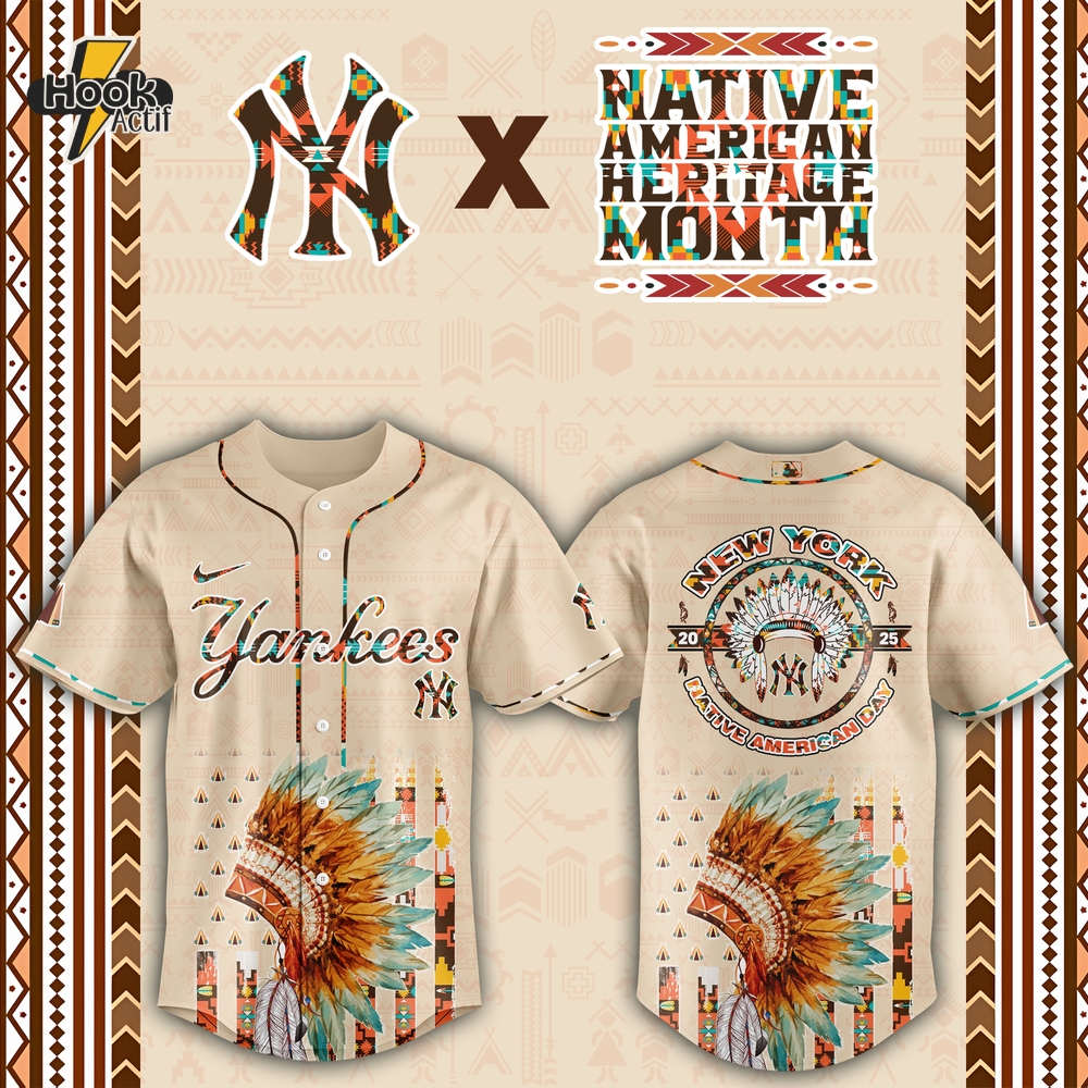 New York Yankees MLB Native American Day Jersey 2025 New York Yankees MLB Native American Day Jersey 2025